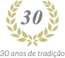 Selo de 30 anos de tradição